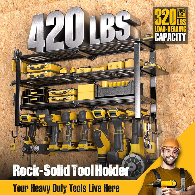 Spampur 420LB Capacity Power Tool Organizer - Image 3