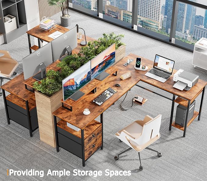 Furologee 66” L Shaped Desk - Image 7