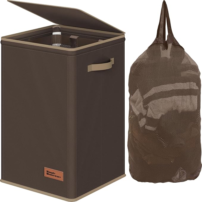 Simple Houseware Foldable Laundry Hamper Basket by SimpleHouseware