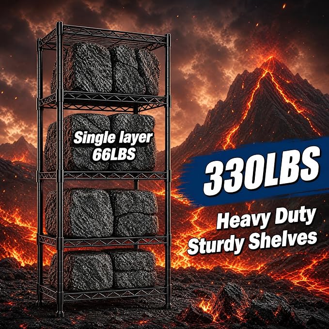GRANNY SAYS 5-Tier Narrow Storage Shelves - Image 9