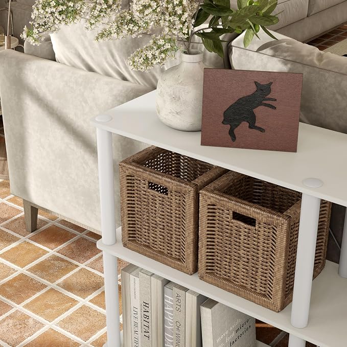 Homes: Inside + Out Apexa Modern 3-Tier Extra Wide Shelving Units, Collectibles - Image 15