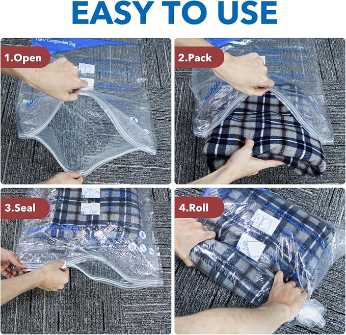 MEIQIHOME Vacuum Storage Bags, Space Saver Sealer Bags - Image 4