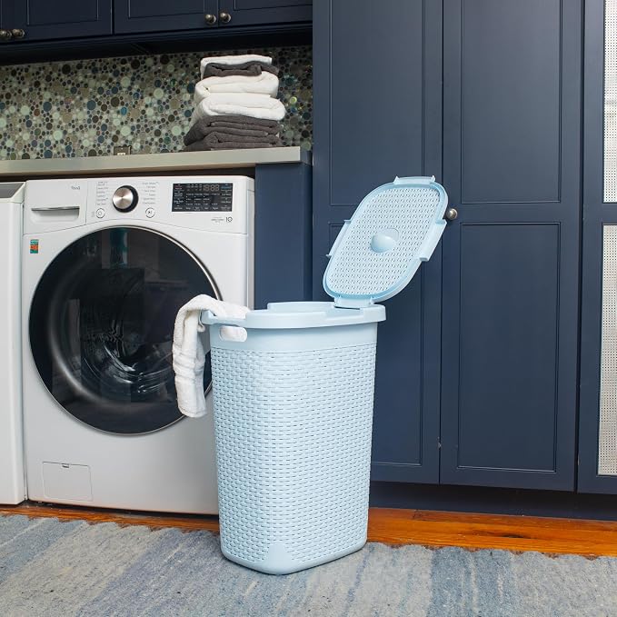 Mind Reader Slim Laundry Hamper - Image 2