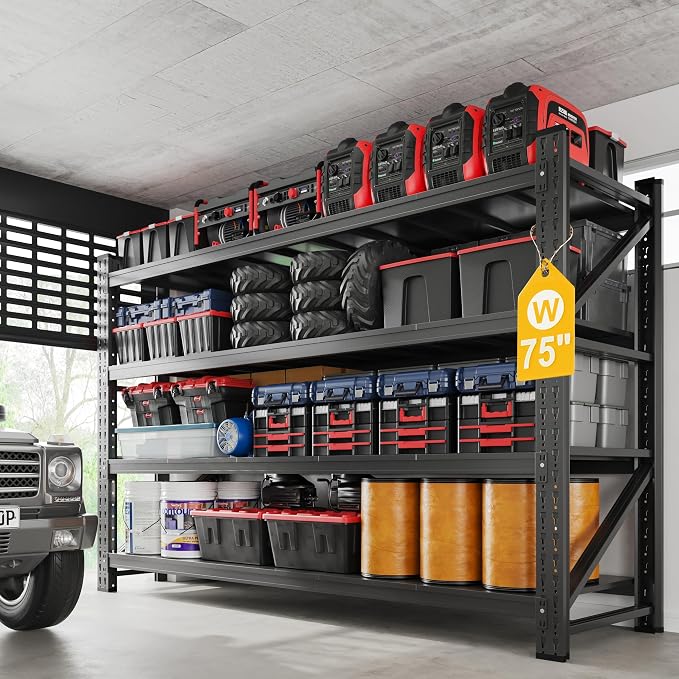 9000LBS Metal Steel Storage Shelves by Fesbos