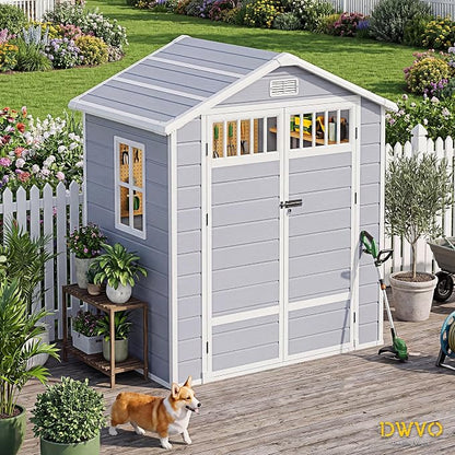 DWVO 6x4.4 FT Outdoor Storage Shed - Image 8