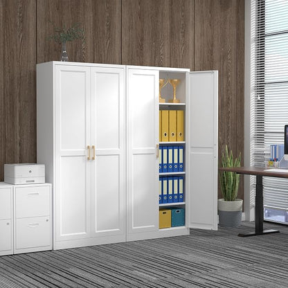 71" Tall Metal Kitchen Pantry Cabinet, Storage Cabinet - Image 8