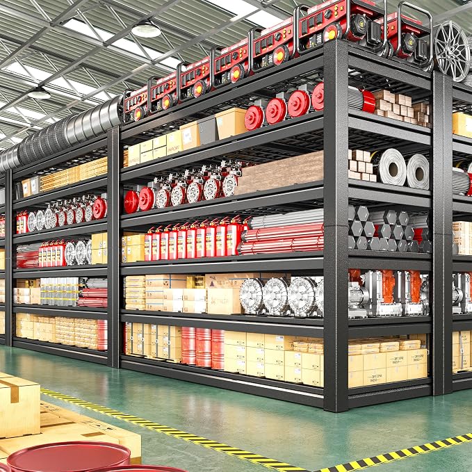 59.8" W Metal Shelving 6 Tier Garage Shelving 3750LBS Storage Shelves - Image 5
