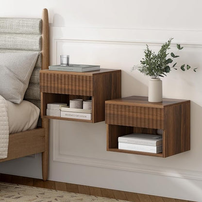 Floating Nightstands Set of 2 by MoomJiee