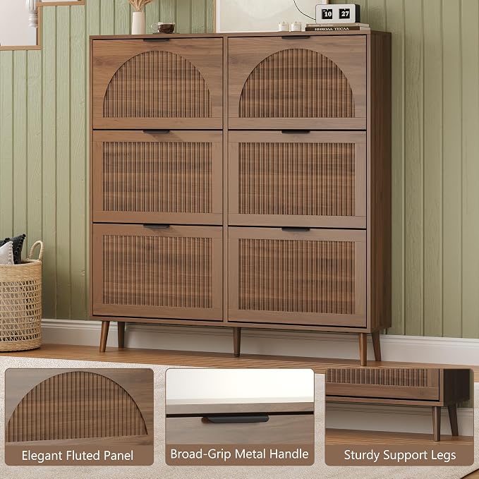 BORNOON Shoe Cabinet for Entryway - Image 5