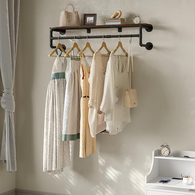 Industrial Pipe Clothes Rack - Image 2