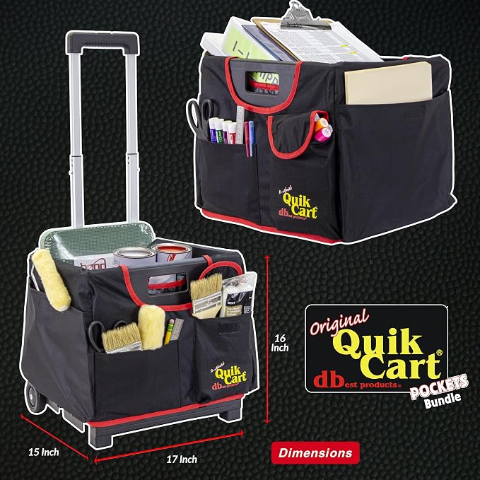 dbest Products Quik Cart Pockets Bundle Sport Rolling Crate - Image 3