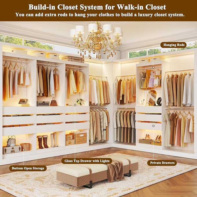 HUAHUU Freestanding 2FT Closet System - Image 5