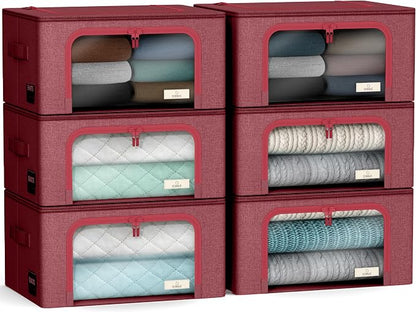 Sorbus Storage Bins with Metal Frame by Sorbus