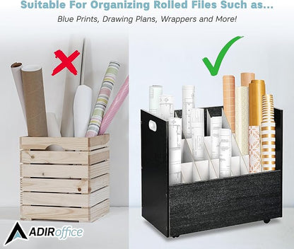 AdirOffice Adir Blue Print Storage Organizer - Image 6