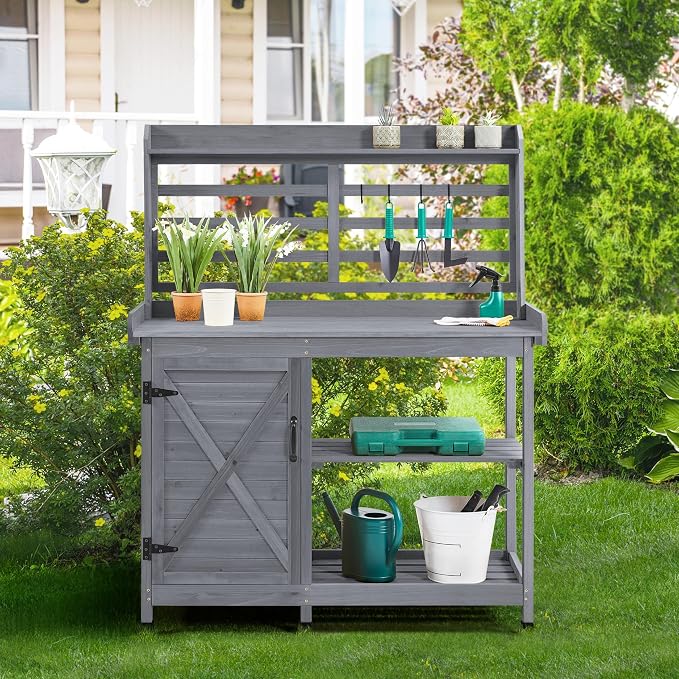 Yaheetech Outdoor Potting Bench - Image 5