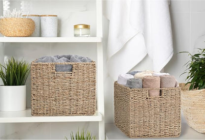 Seagrass Storage Baskets, Pantry Baskets Organization and Storage, Kitchen - Image 7