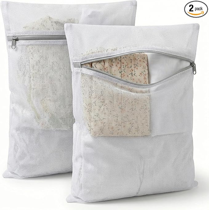 24x24 Medium Mesh Laundry Bags for Delicates, Blouses & Bed Linens – Durable by Unknown