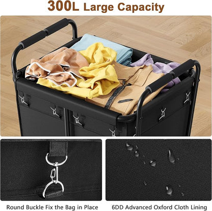 Hoctieon Large Laundry Cart - Image 4