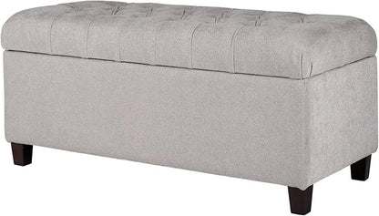 Homepop Home Decor | Tufted Ainsley Button Storage Ottoman Bench - Image 10