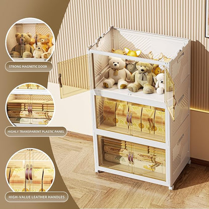 312 QT / 78 Gal Stackable Collapsible Storage Bins - Image 3
