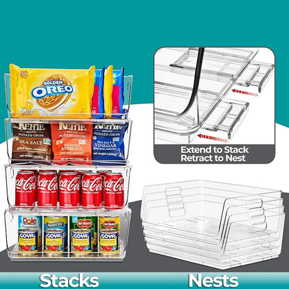 Sorbus Stackable Storage Bins - Image 2