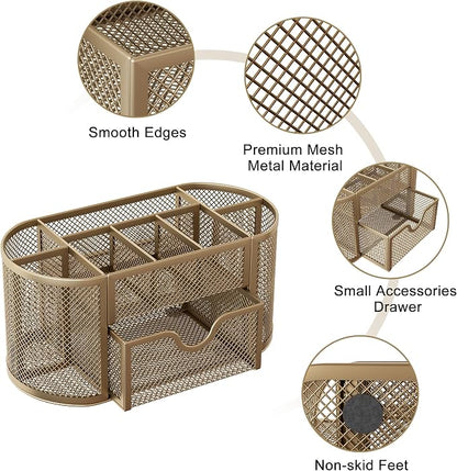 EasyPAG Mesh Pen Holder Desk Organizer - Image 3