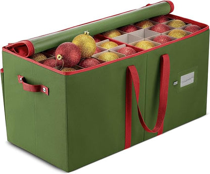 ZOBER Large Christmas Ornament Storage Box by ZOBER