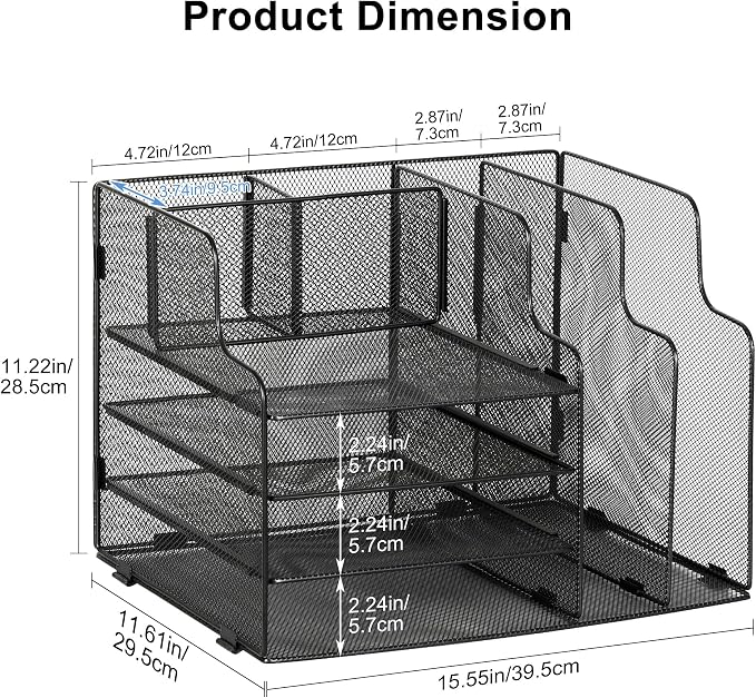 4-Tier Desk Organizer and Accessories - Image 2