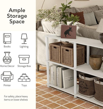 Homes: Inside + Out Apexa Modern 5-Tier Wide Shelving Units, Collectibles - Image 7
