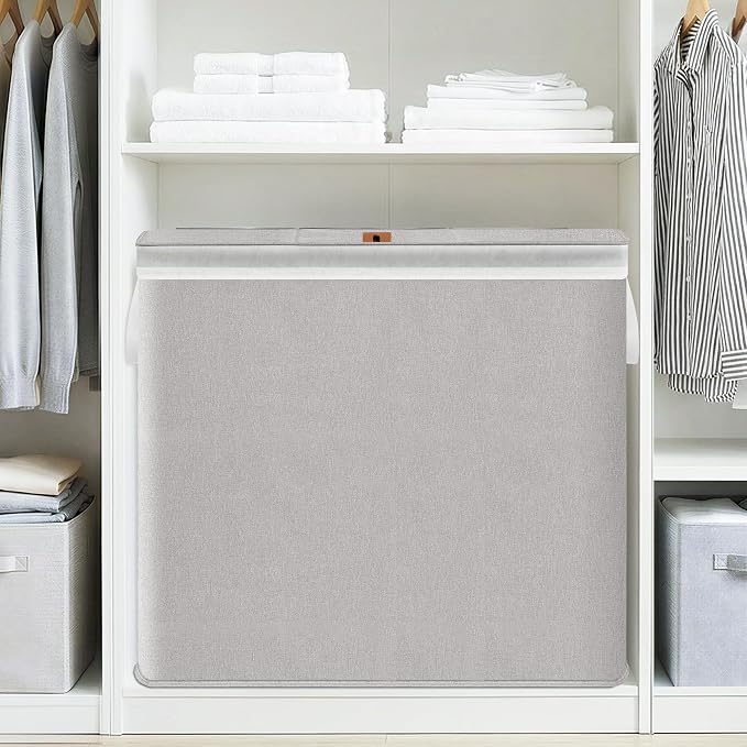 STORAGE MANIAC Triple Laundry Hamper - Image 2