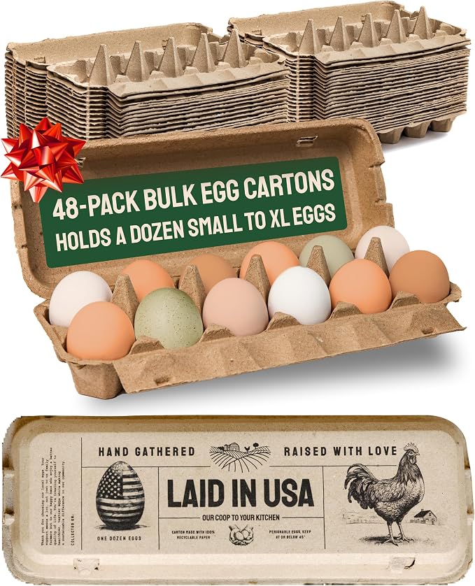 Hatortempt Reusable Paper Pulp Egg Cartons by PTCOM