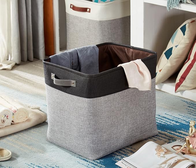 DECOMOMO Extra Large Storage Baskets, 54.5L Fabric Storage Bins - Image 9