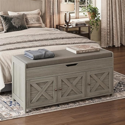 Marsail Shoe Storage Bench - Image 7