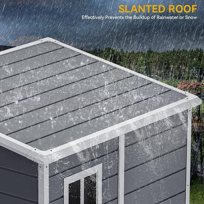 DWVO 5x4 FT Resin Storage Shed - Image 5
