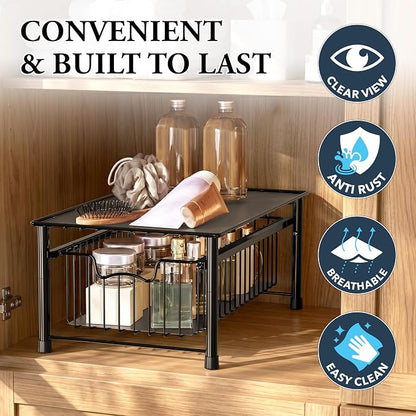 Simple Houseware Stackable Basket Drawer - Image 5