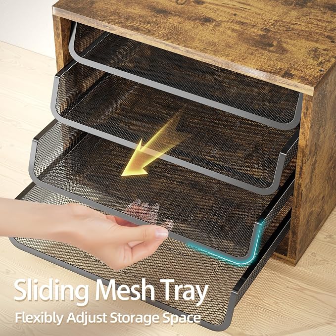 Simple Trending Desk File Organizers, 4-Tier Letter Tray Paper Organizer - Image 4