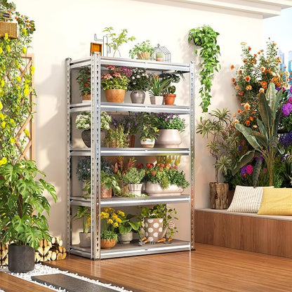 Romorgniz Plant Shelf, Waterproof & Rustproof Metal Shelving - Image 3
