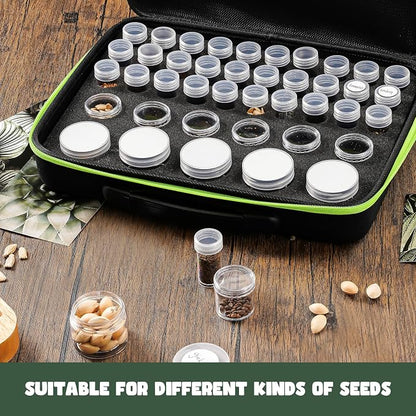 ProCase 41 Slots Seed Storage Organizer Sorter Box, Sturdy Seed Bank Saving Kit - Image 3