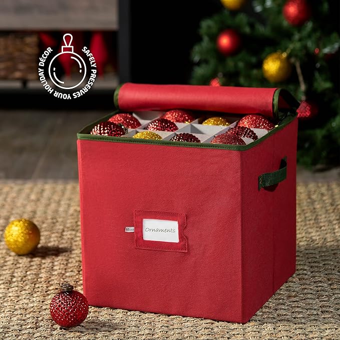 ZOBER Christmas Ornament Storage Box - Image 2