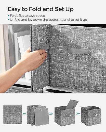 SONGMICS Storage Cubes, 11.8-Inch Non-Woven Fabric Bins - Image 6