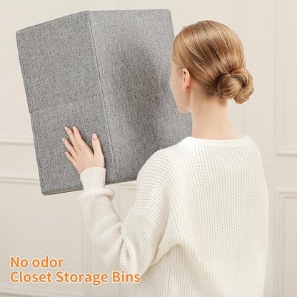 linen closet organizers and storage, Large Storage Baskets, clothes organizer - Image 6