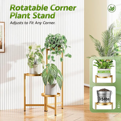 3 Tiered Plant Stand Indoor for Multiple Large Planter, Tall Heavy Duty - Image 4