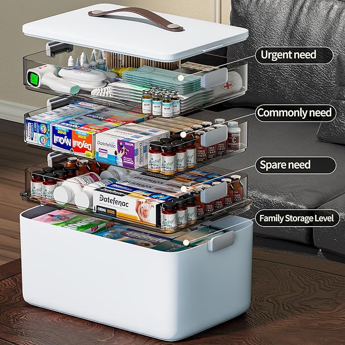 CTIME 4-Tier XL Medicine Organizer - Image 6