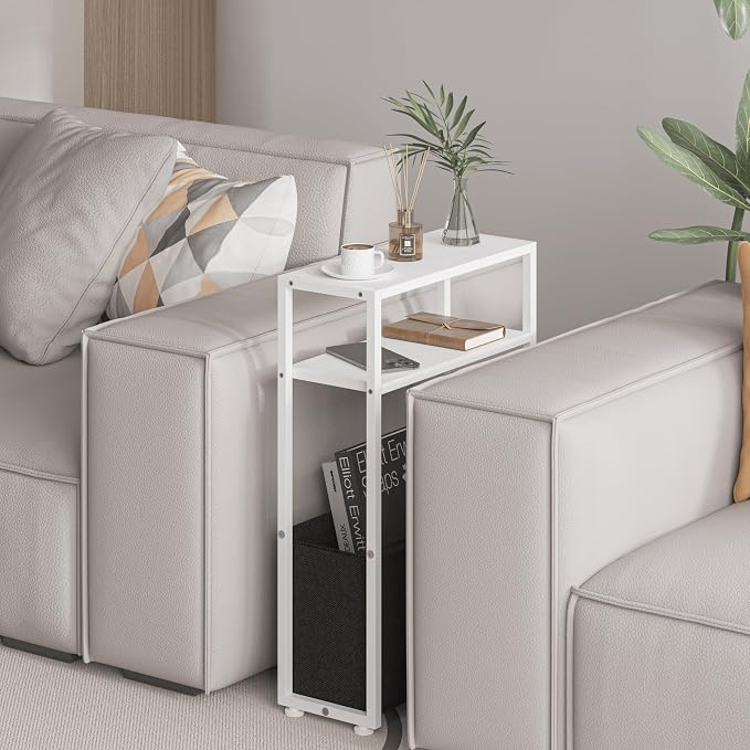 Narrow Side Table, Slim End Tables - Image 4