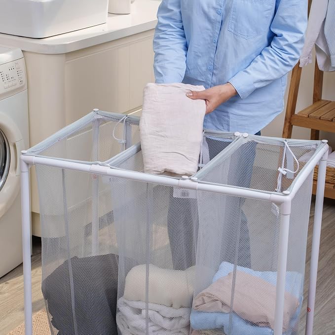 Rolling Laundry Hamper Sorter Cart - Image 4