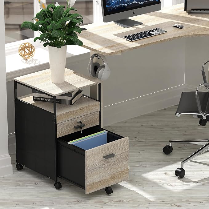 SHW Box File Rolling Mobile Cabinet - Image 4