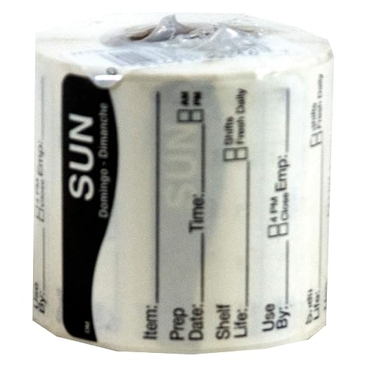 DayMark Safety Systems DissolveMark IT112213 "Sun" Day of the Week Label by DayMarkSafetySystems