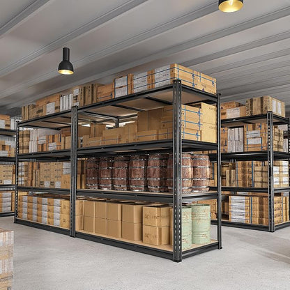 REIBII 48" W Garage Shelving Heavy Duty 2550 LBS Storage Shelves 4 Tier Heavy - Image 7