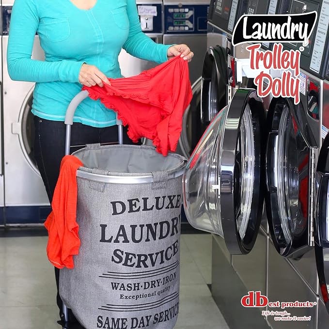 dbest products Laundry Trolley Dolly - Image 6