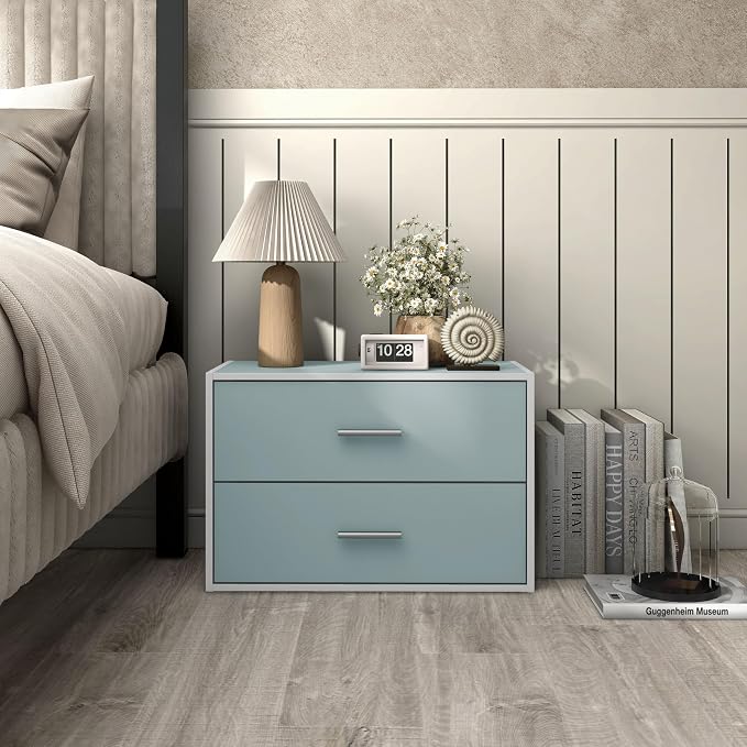 Homes: Inside + Out Apexa 2-Drawer Wooden Stackable Storage Drawers, Small Food - Image 2